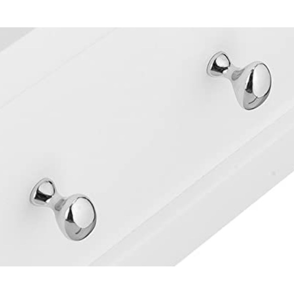 NEW Set of 5 double plated oval shaped cabinet knobs in satin
nickel finish - Picture 6 of 16